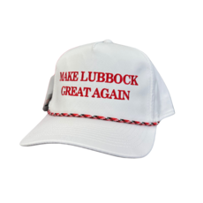 Great State Cap Co Make Lubbock Great Again Rope Cap