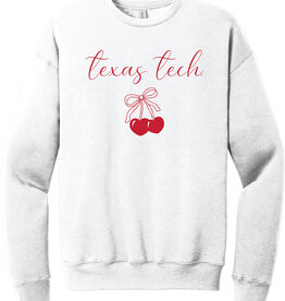 Sweet Cherry Soft Feel Crew Sweatshirt