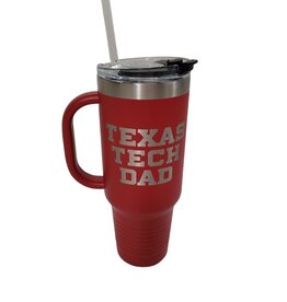 JDS Polar Camel 40oz Dad Tumbler with Straw - Red