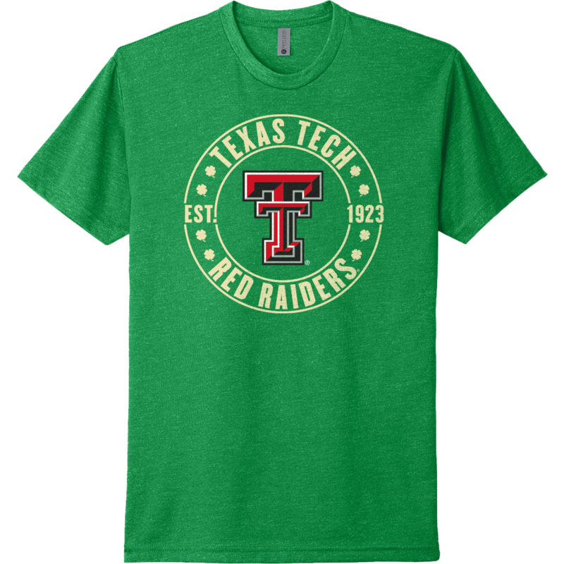 Next Level Lucky Shamrock Short Sleeve Tee