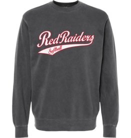 District Threads Softball Swoosh Dyed Sweatshirt