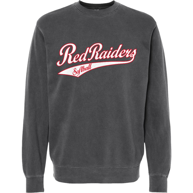 District Threads Softball Swoosh Dyed Sweatshirt