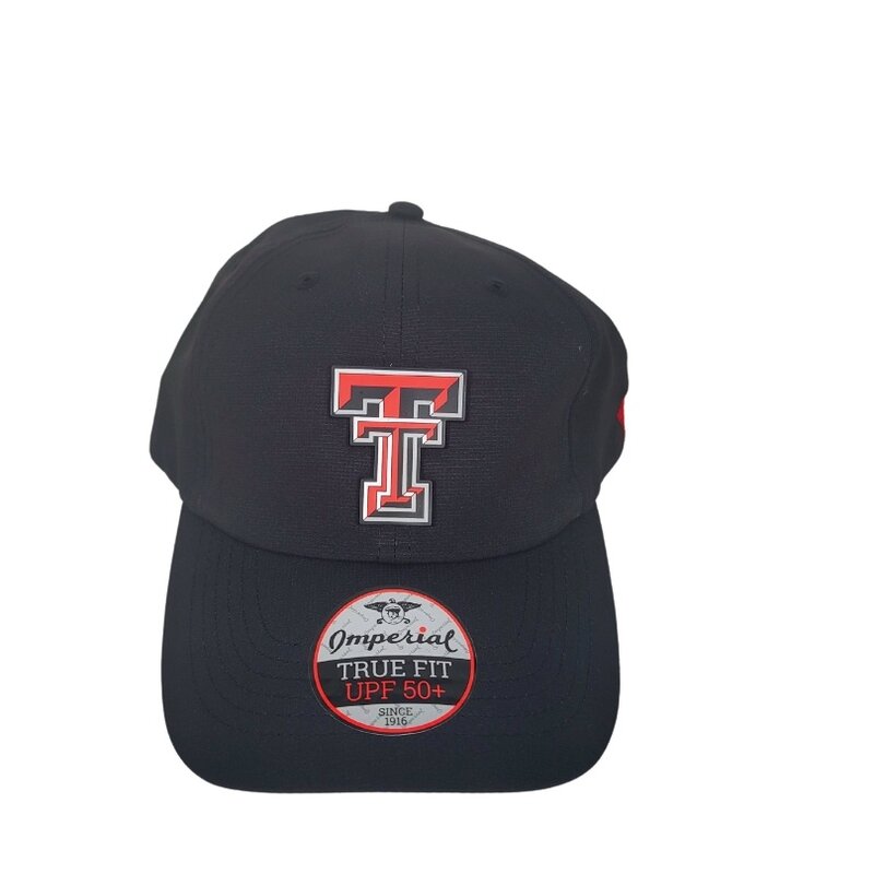 Imperial Double T Sili Patch Performance Cap - Black