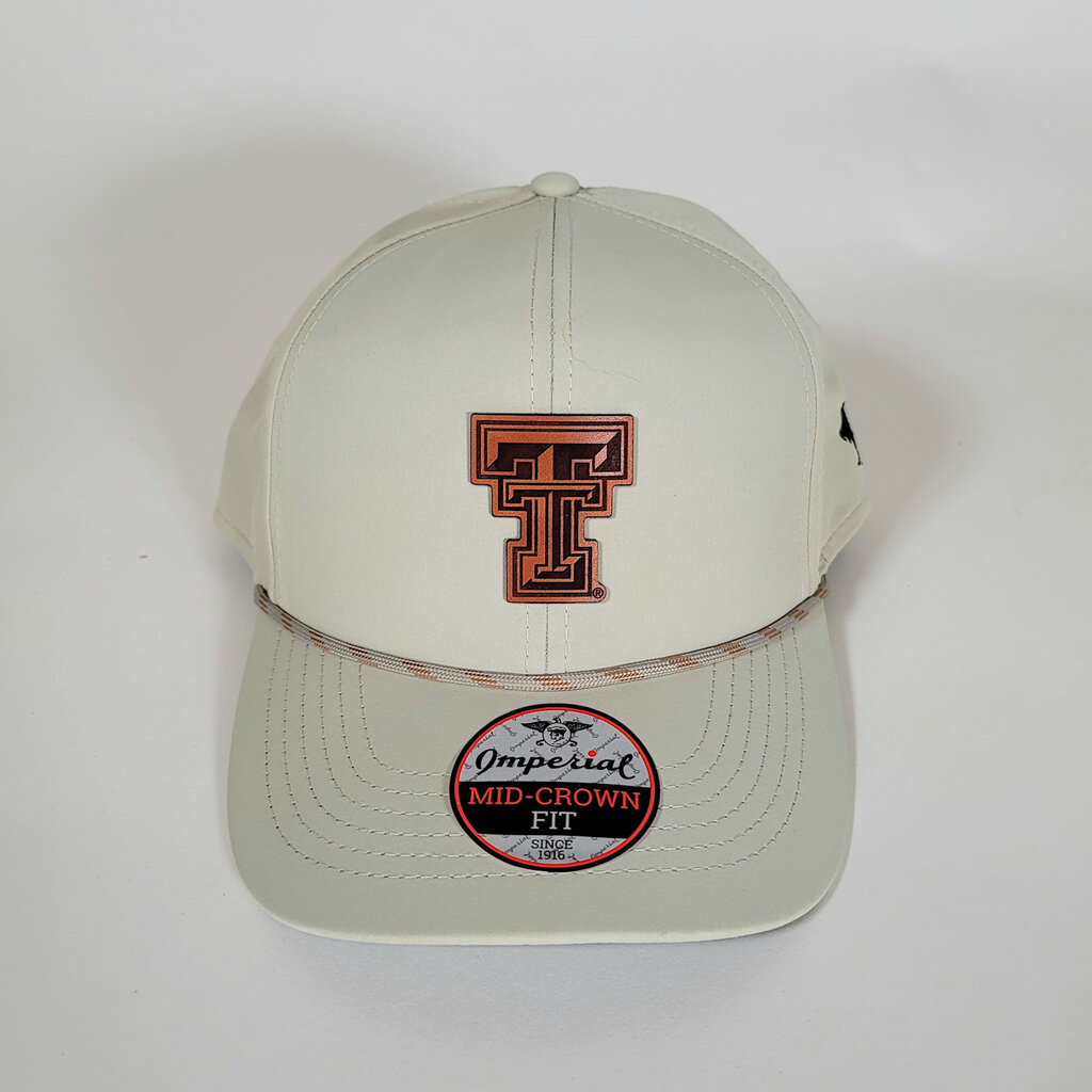 Imperial Habanero Double T Leather Patch Rope Cap - Putty
