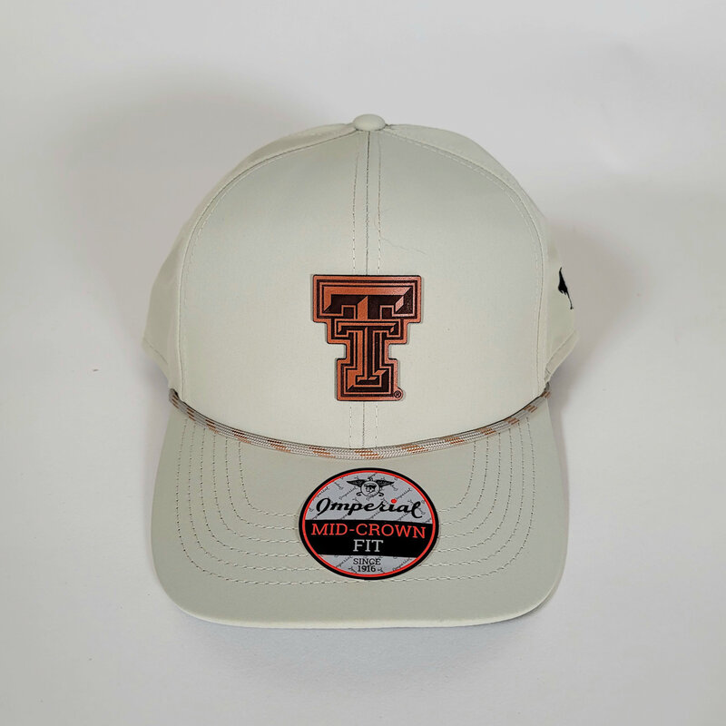 Imperial Habanero Double T Leather Patch Rope Cap - Putty