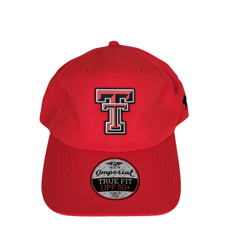 Imperial Double T Sili Patch Performance Cap - Red