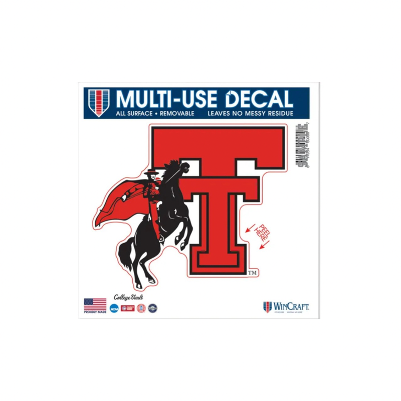 Horse & Rider Vault Logo Decal 6" X 6"