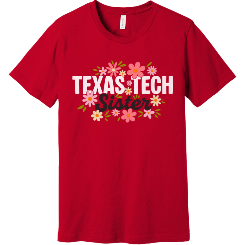 Bella Canvas Floral Sister Short Sleeve Tee