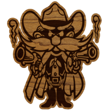 LazerEdge Raider Red Wood Magnet