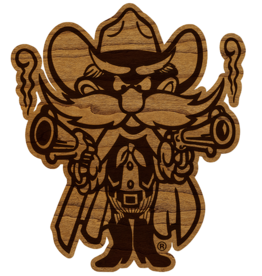 LazerEdge Raider Red Wood Magnet