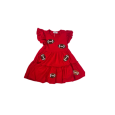 Clover Cottage Sequin Football Girls Dress