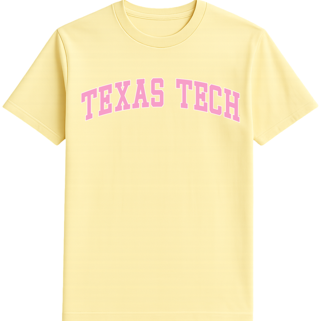Pastel Outline Arch Short Sleeve Tee