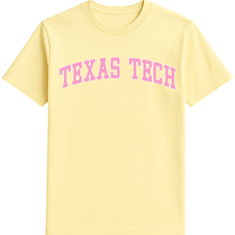 Pastel Outline Arch Short Sleeve Tee