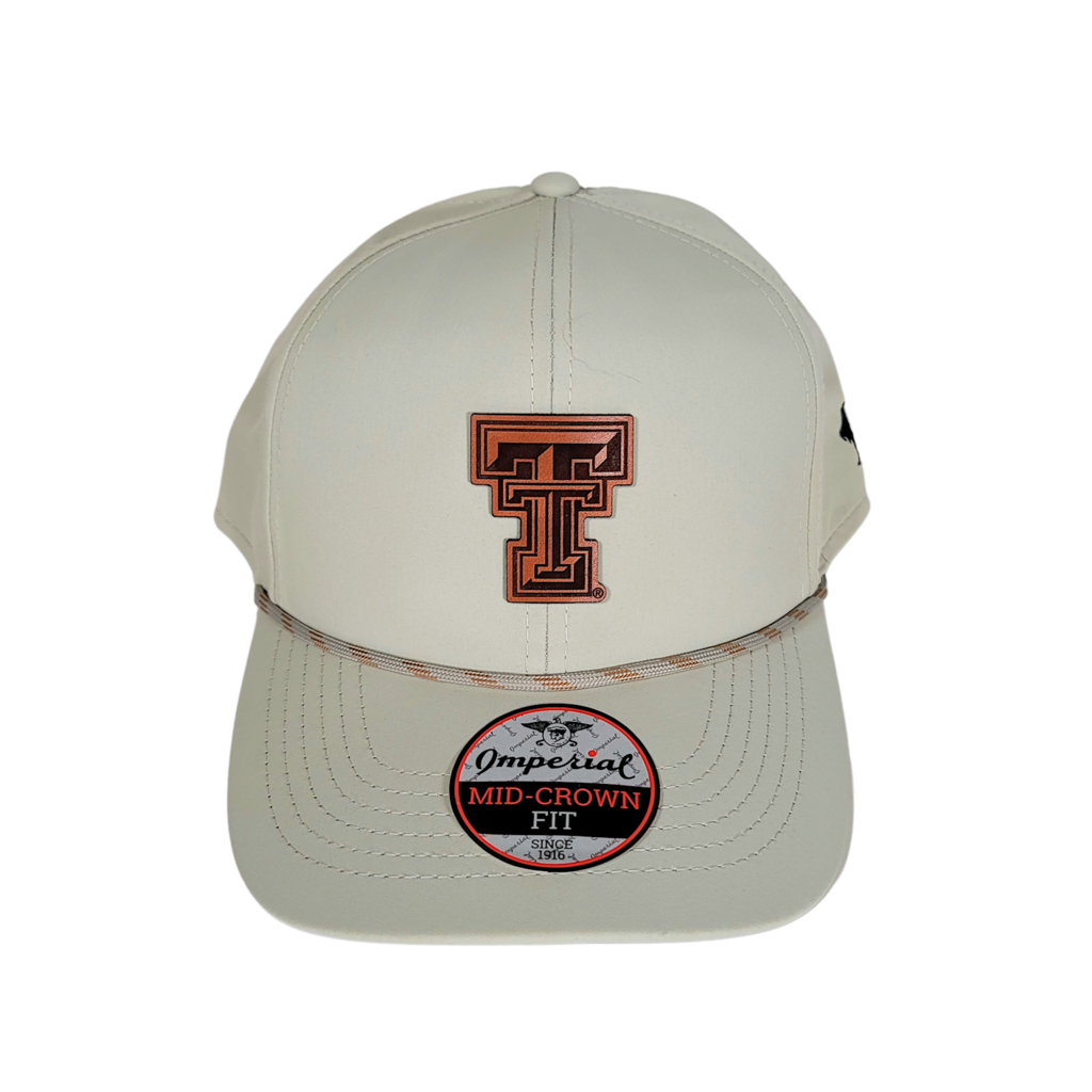 Imperial Habanero Double T Leather Patch Rope Cap - Putty