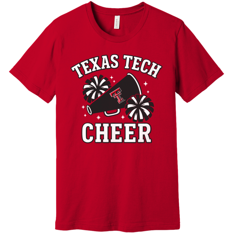 Bella Canvas Cheer Megaphone Short Sleeve Tee