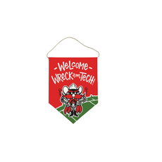 Welcome Raider Red Door Hanger