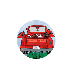 Tailgate Round Magnet
