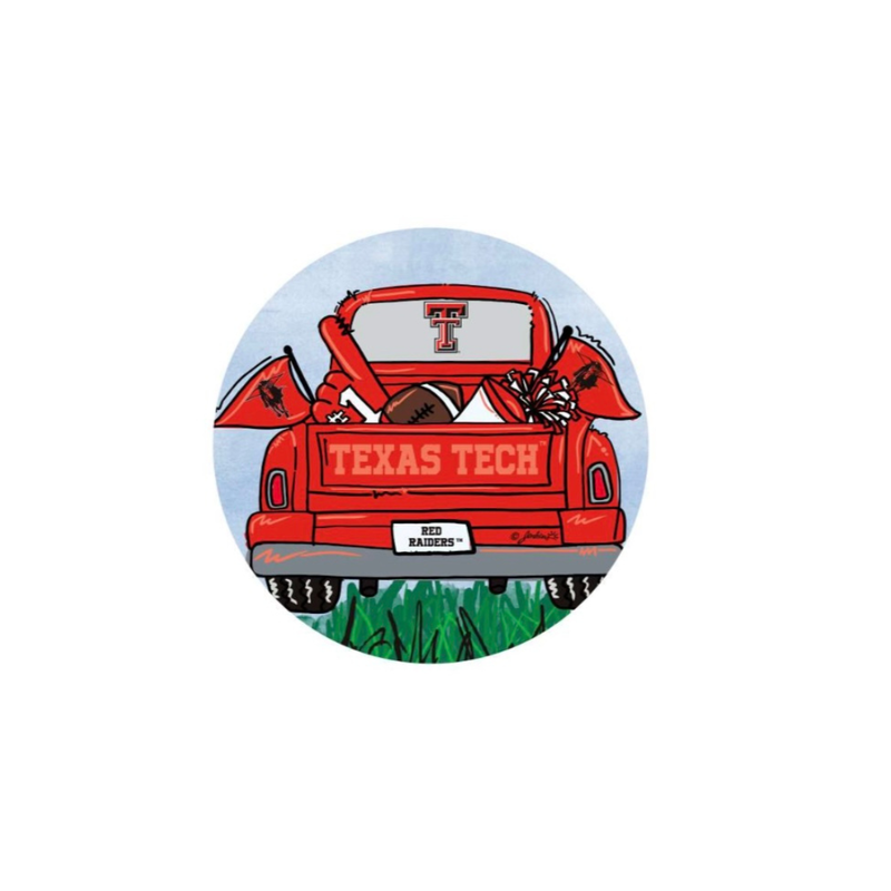 Jenkins Tailgate Round Magnet