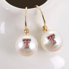 Pearl Gold Hoop Earrings