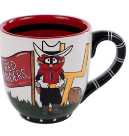 Raider Red Football Mug