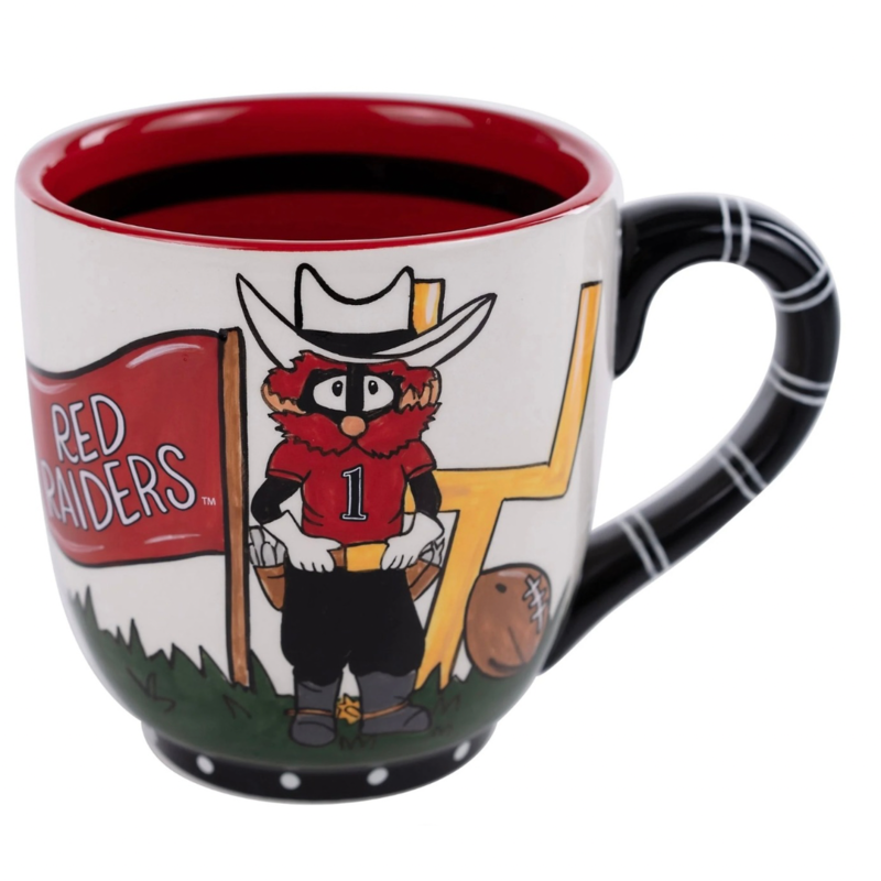 Raider Red Football Mug