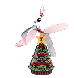 Guns Up Tree Puff Ornament