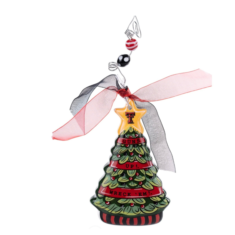 Guns Up Tree Puff Ornament