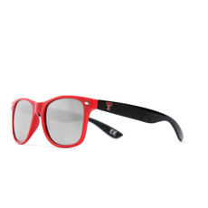 Texas Tech Sunglasses - Red & Black Frame, Silver Lenses