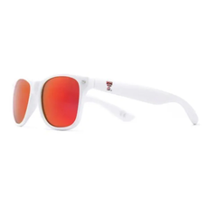 Texas Tech Sunglasses - White Frame w/ Red Lenses