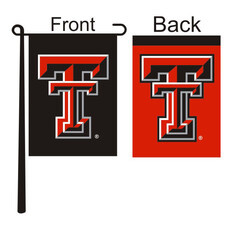 Two Sided Garden Flag Red/Black 13" x 18"