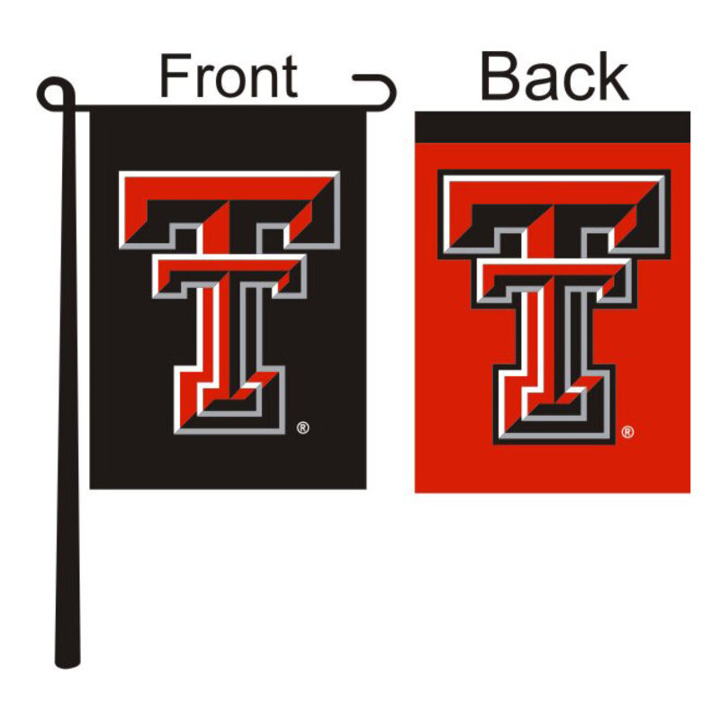 Two Sided Garden Flag Red/Black 13" x 18"