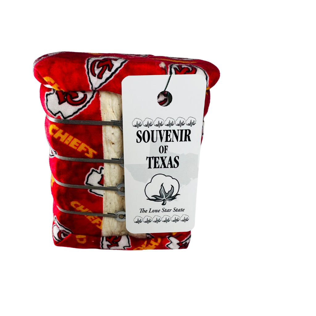 Kansas City Chiefs Mini Cotton Bale