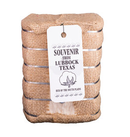 Burlap Cotton Bale Mini