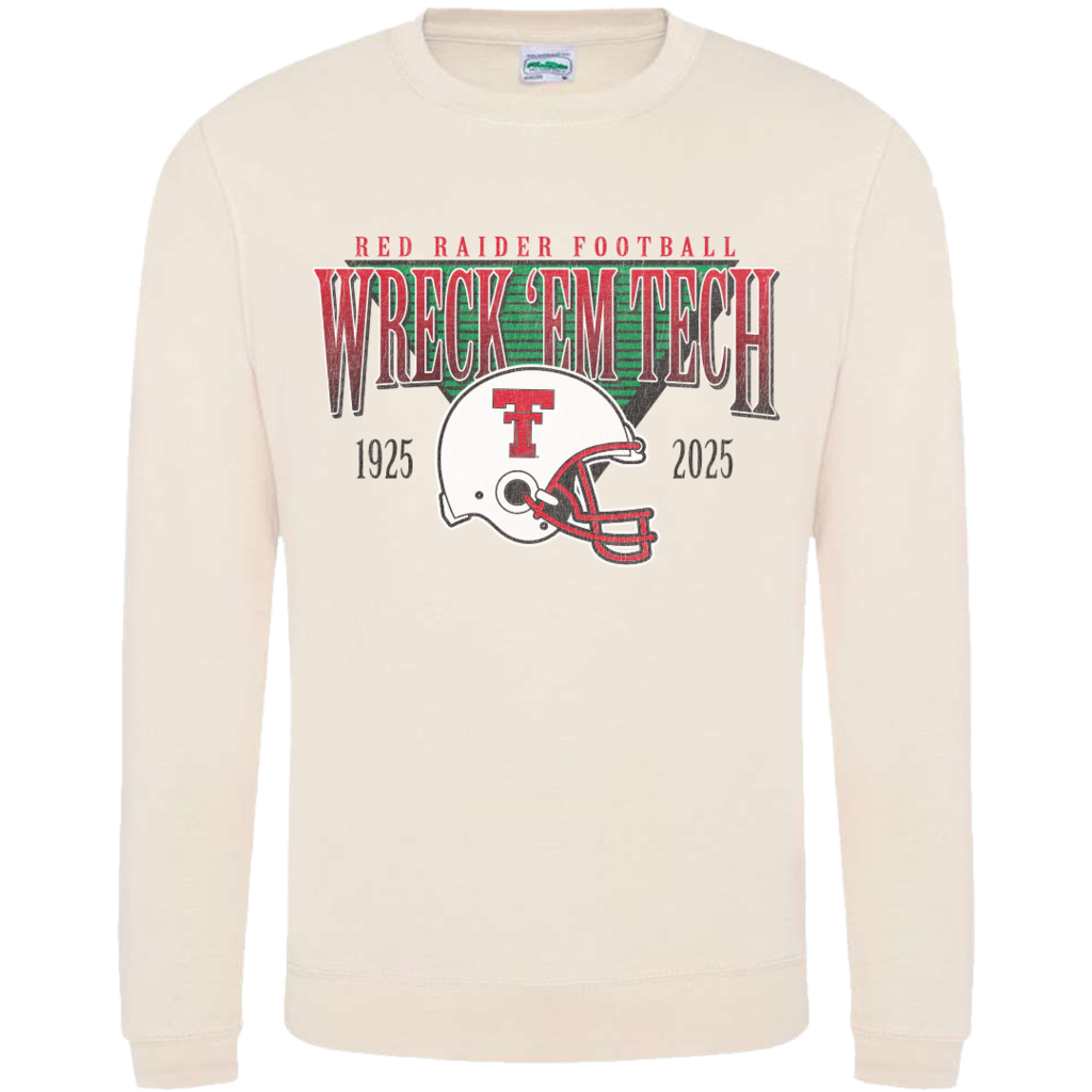 College Vintage Helmet Sweatshirt