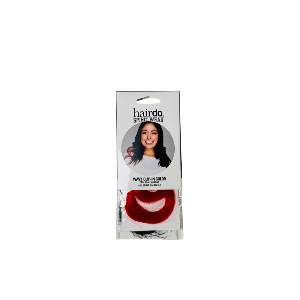 Spirit Hair Clip - Wavy Red & Black