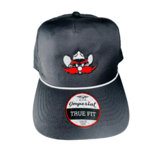 Imperial Raider Red Adjustable Rope Cap - Black