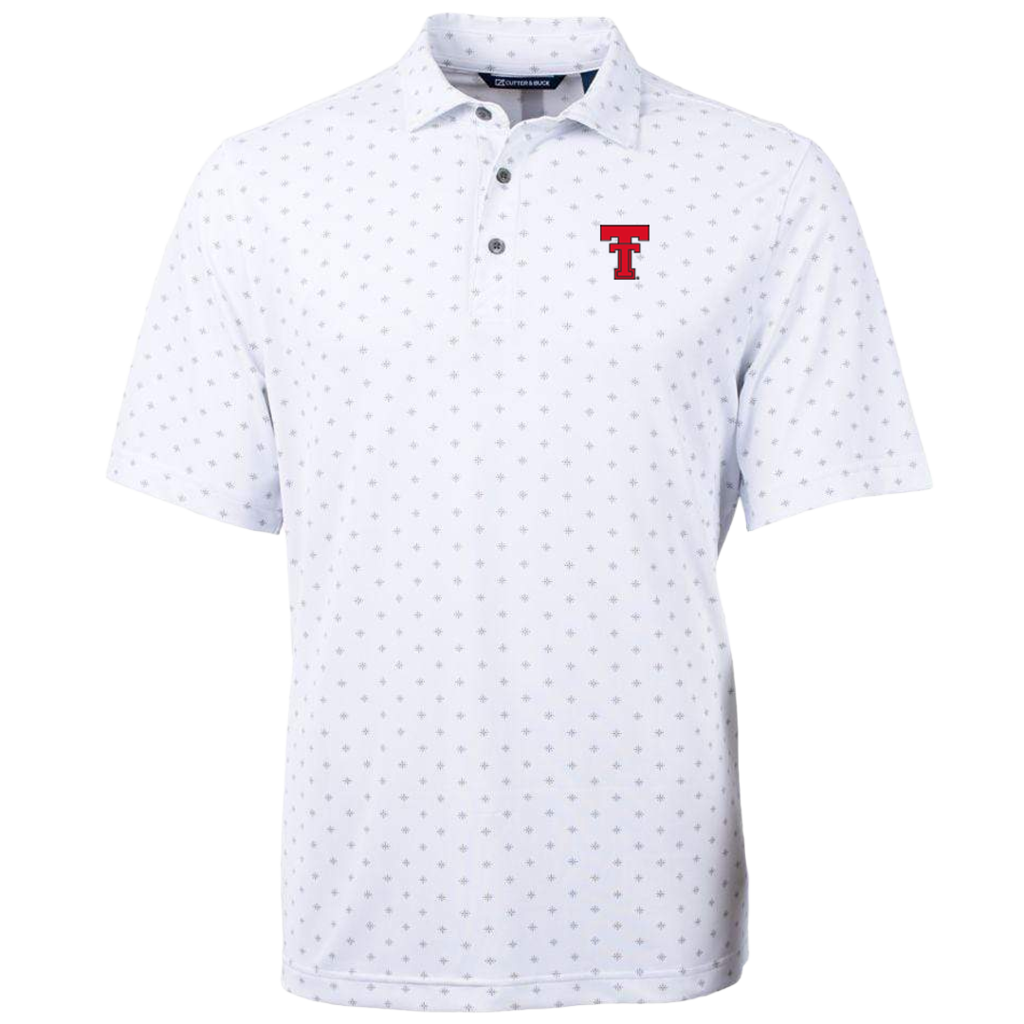Cutter Buck Tile Throwback Patch Men's Polo