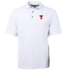 Cutter Buck Tile Throwback Patch Men's Polo