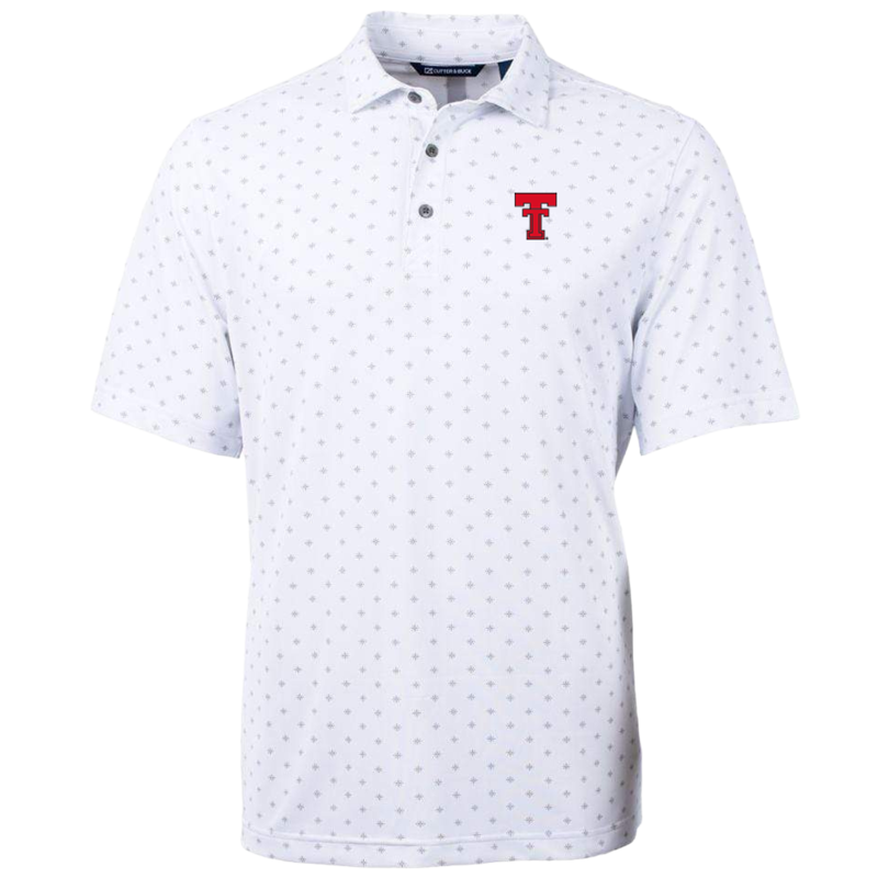 Cutter Buck Tile Throwback Patch Men's Polo