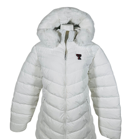 River Trail Ladies Puffer Jacket with Fur Hood