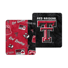 Logo Brand Texas Tech Dream Weave Multi Logo Blanket