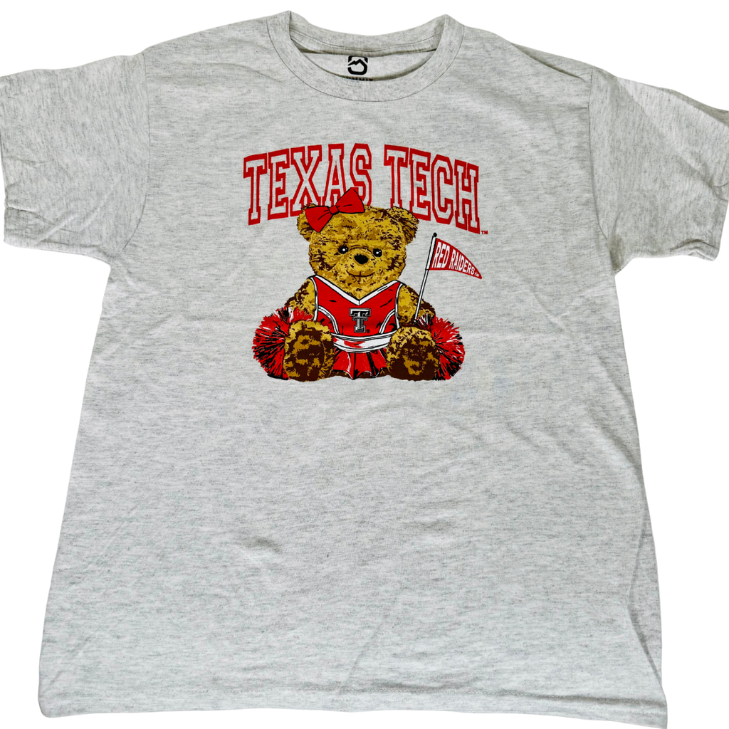 Summit Sportswear Cheerleader Bear Youth Short Sleeve Tee