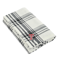 White With Black Stripes Blanket