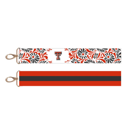Floral Stripe Reversible Purse Strap