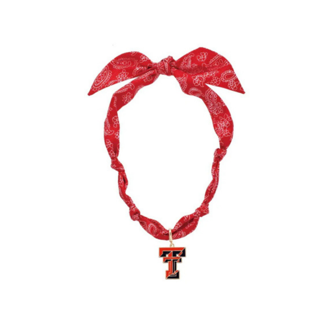 Canvas Style Bandana Scarf Necklace