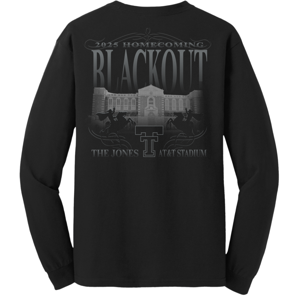 Homecoming 2025 Black Out Long Sleeve Tee