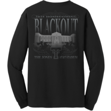 Homecoming 2025 Black Out Long Sleeve Tee