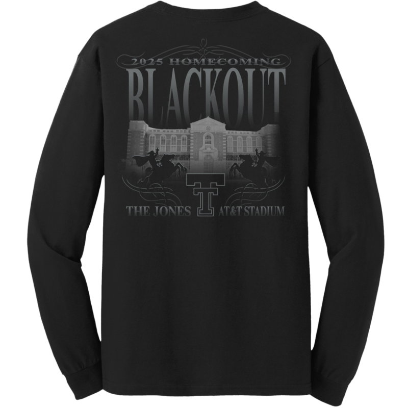 Gildan Homecoming 2025 Black Out Long Sleeve Tee
