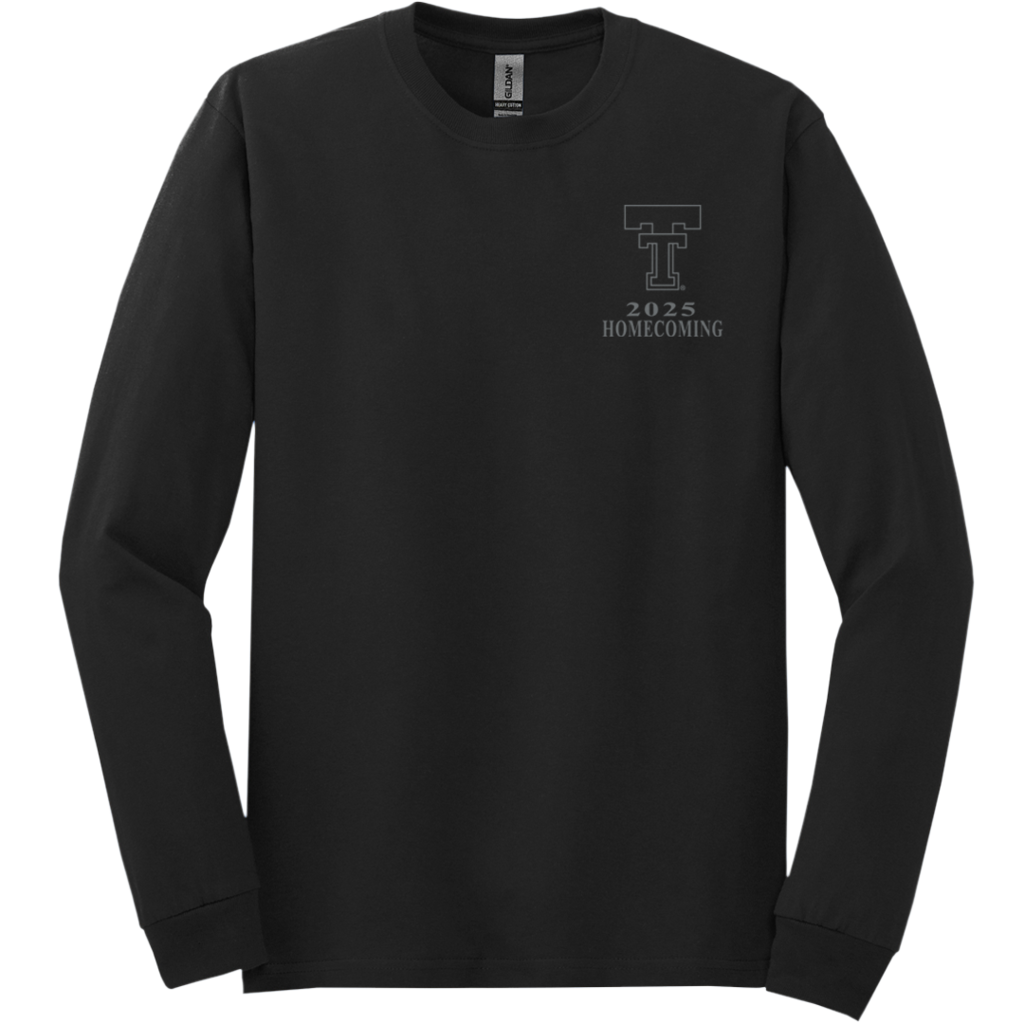 Homecoming 2025 Black Out Long Sleeve Tee