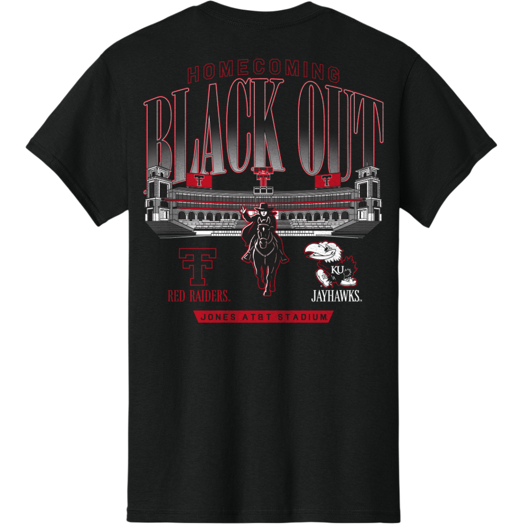Homecoming 2025 Black Out Jones Short Sleeve Tee